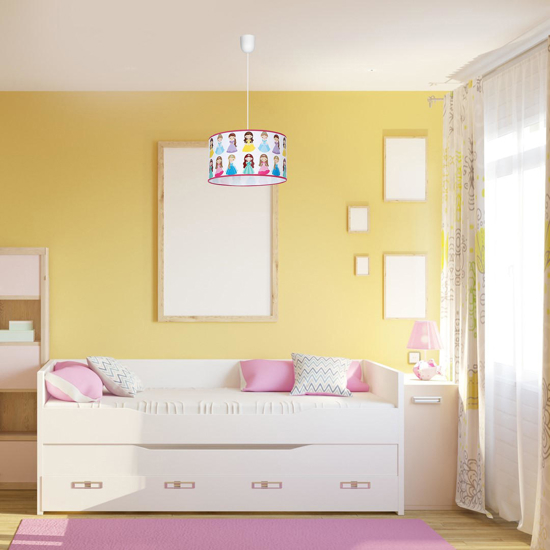 Lampadario principesse per la camera da letto bambina