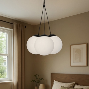 Lampadario stanza da letto nero 