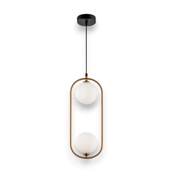 Mayotni ring lampadario per stanza da letto ring dorato pendente