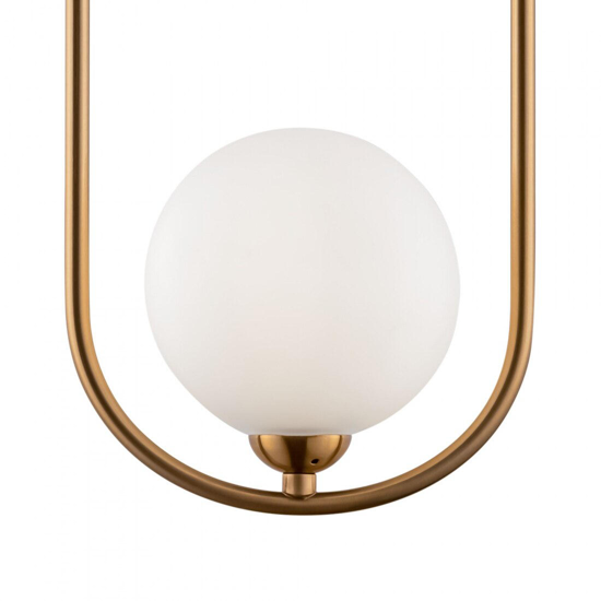 Mayotni ring lampadario per stanza da letto ring dorato pendente