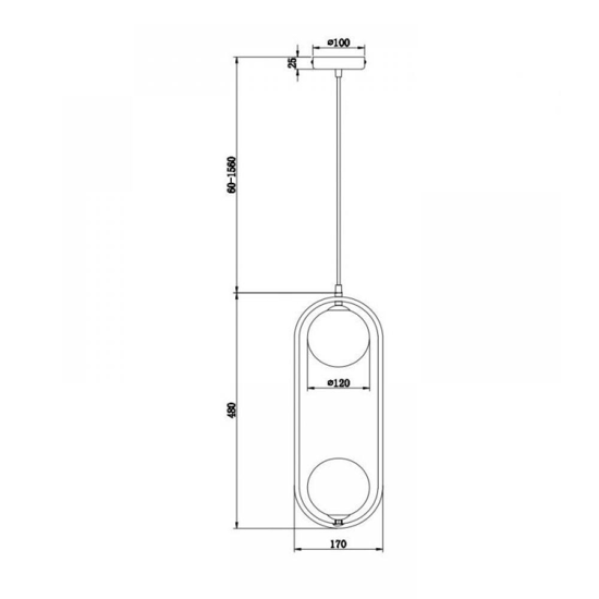 Mayotni ring lampadario per stanza da letto ring dorato pendente