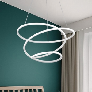 Lampadario bianco 36w per camera da letto 36w 4000k dimmerabile