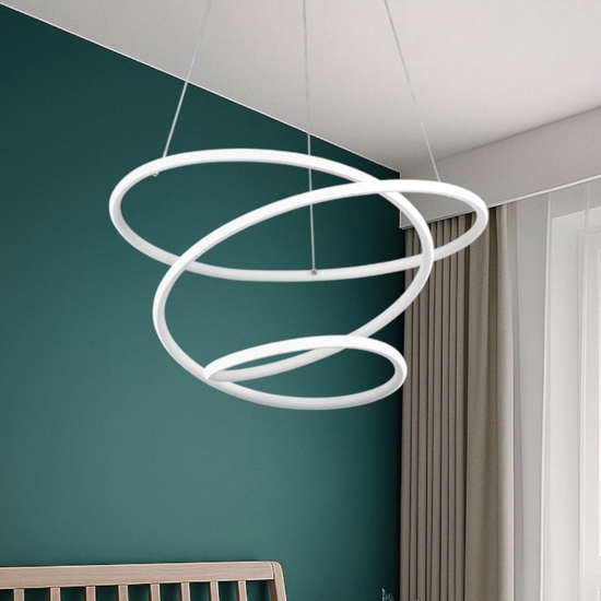 Lampadario bianco 36w per camera da letto 36w 4000k dimmerabile