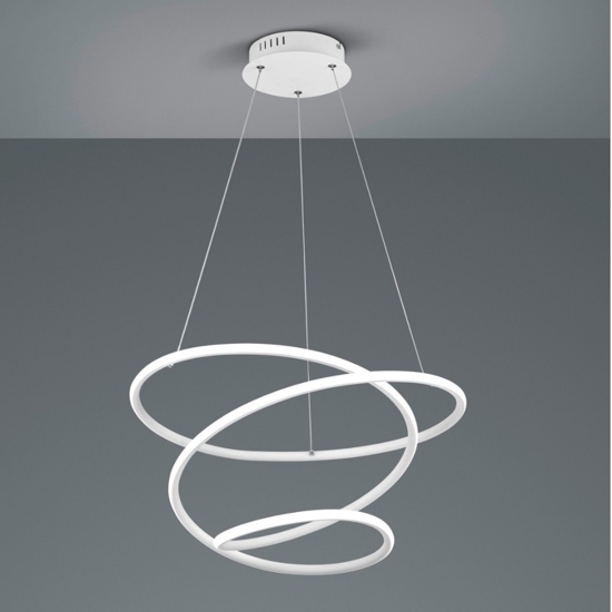 Lampadario bianco 36w per camera da letto 36w 4000k dimmerabile