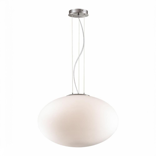 Candy sp1 d50 idea lux lampadario sfera vetro bianco