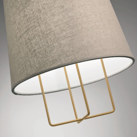 Miloox pyra lampadario in tessuto camera da letto