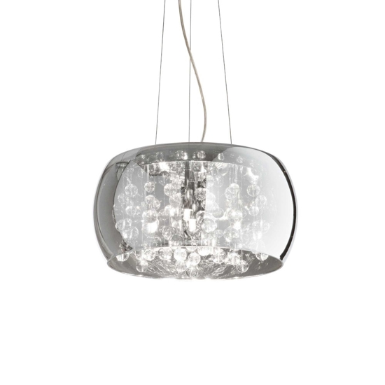 Audi-80 sp5 ideal lux lampadario stanza da letto vetro cristallo fume'