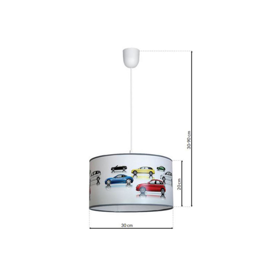 Lampadario per camera da letto bambino macchine da corsa