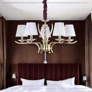 Pegaso sp5 ideal lux lapadario dorato ottone