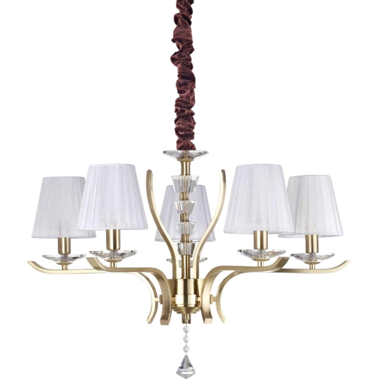 Pegaso sp5 ideal lux lapadario dorato ottone