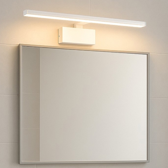 Applique specchio bagno alma ap d51 bianca ideal lux