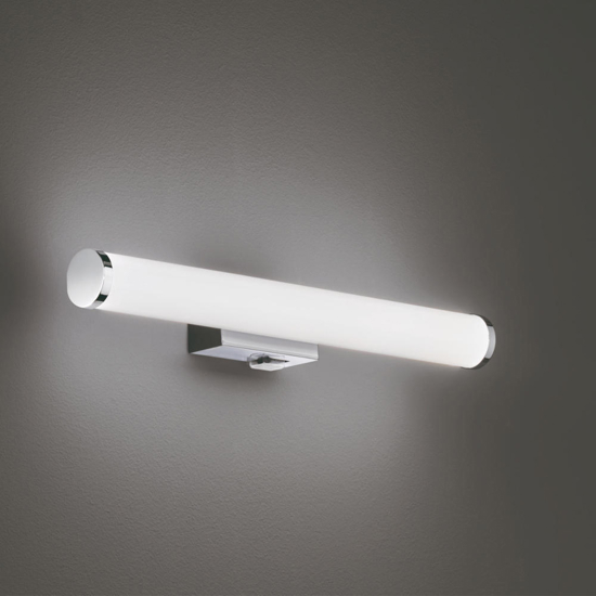 Applique da bagno moderno led 4w 3000k cromo