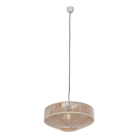 Lampadario per camera da letto cotone beige