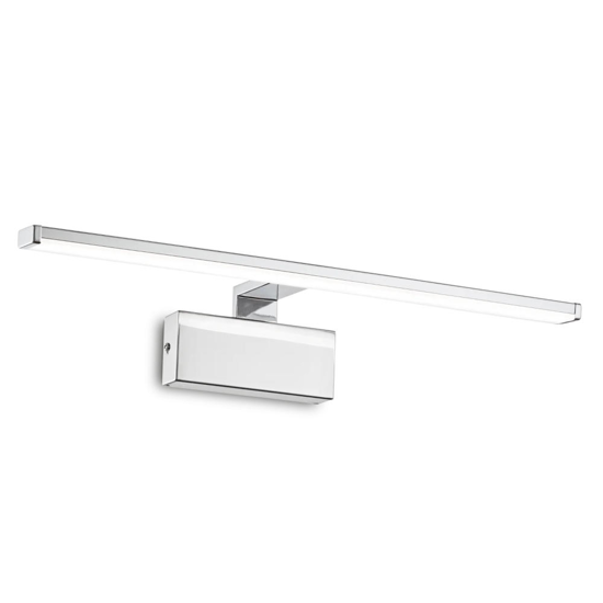 Applique per bagno cromo led 12,5w 3000k alma ap d51 ideal lux