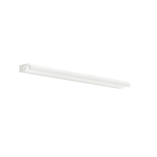 Applique da bagno linea light halfpipe 2 led 3000k 60cm bianco
