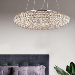 Ideal lux king sp7 lampadario di cristallo per stanza da letto