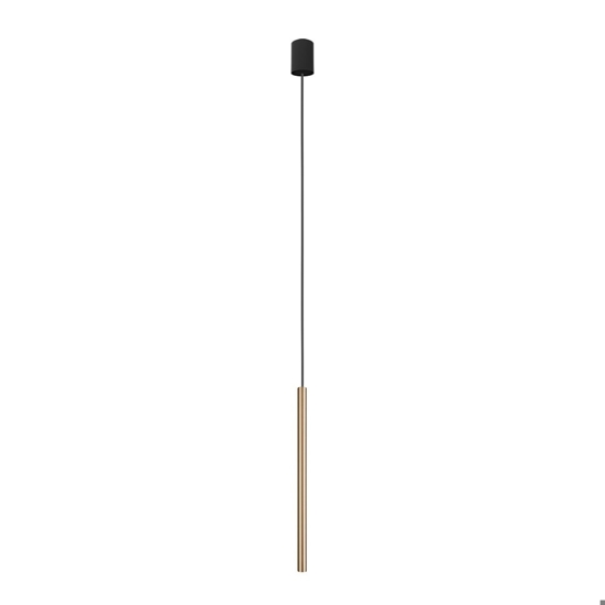 Lampada a sospensione cilindro oro 49 cm