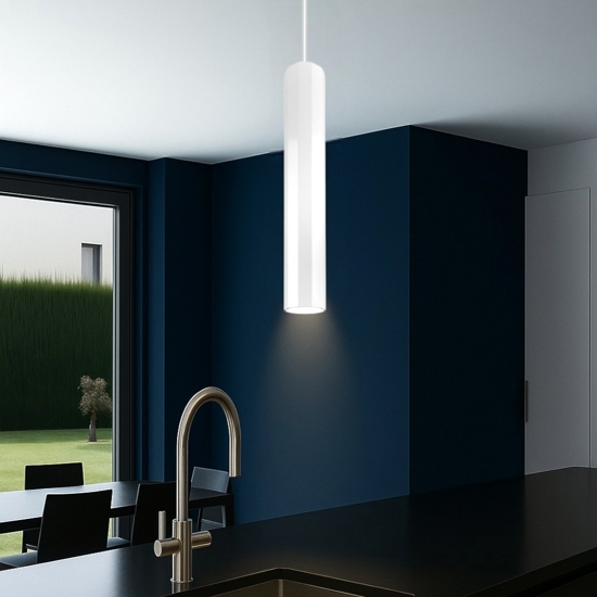 Lampada sospensione esagonale bianco fp