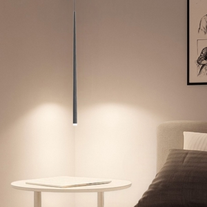 Lampada nero a sospensione led per comodino 3w 3000k