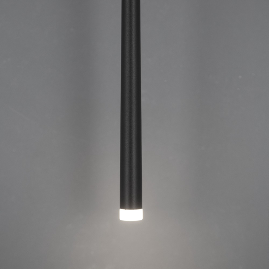 Lampada nero a sospensione led per comodino 3w 3000k