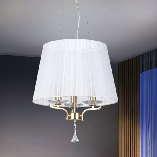 Pegaso sp3 ideal lux lampadario stanza da letto ottone