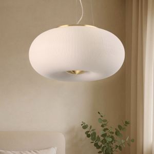 Arizona sp3 ideal lux lampadario stanza da letto sfera vetro decorato