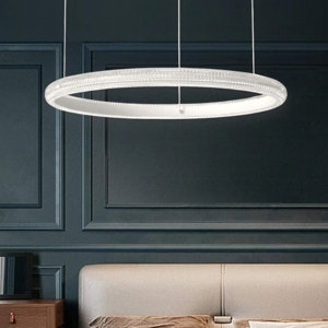 Lampadario per camera da letto ideal lux miracle sp d60 cerchio led