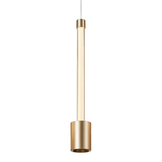 Lampada a sospensione oro design moderna led 7w 3000k