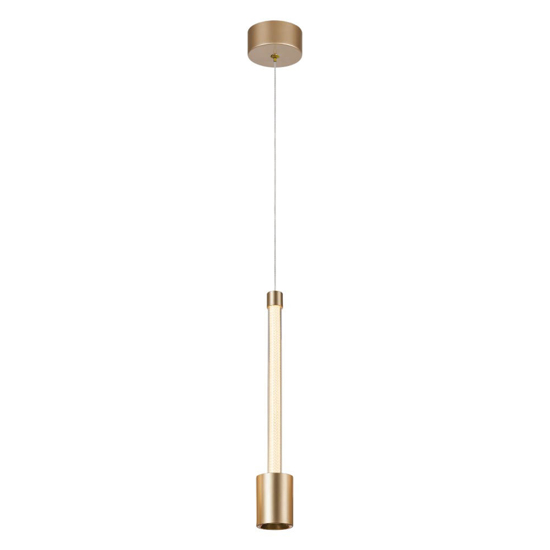 Lampada a sospensione oro design moderna led 7w 3000k