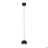 Lampadario a sospensione nera tonda moderna per bagno led 13w 3000k