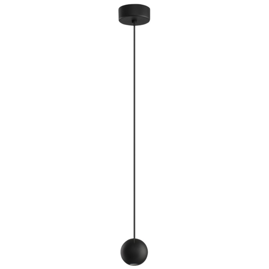 Lampada led sfera nera per isola