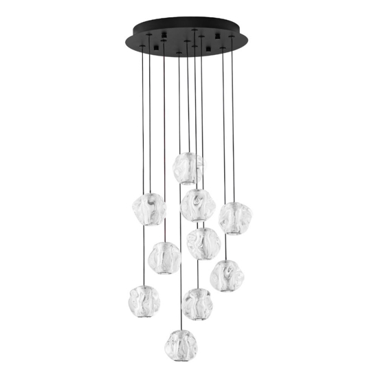 Lampadario grappolo sfere per camera da letto