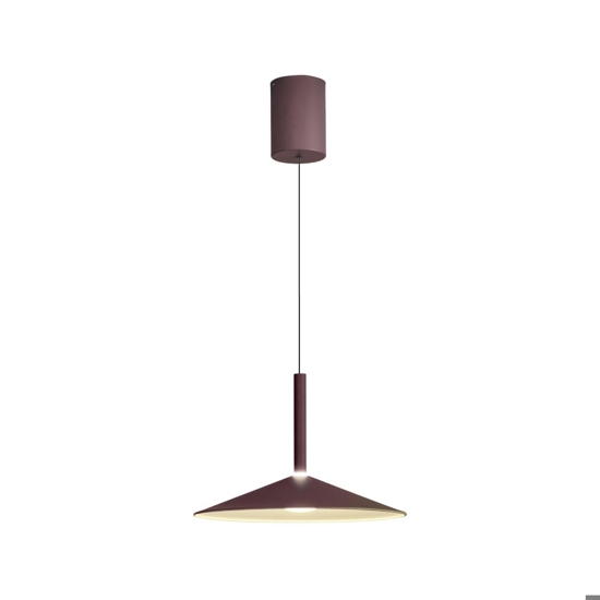Lampada saliscendi caffe marrone sospensione led 9w 3000k