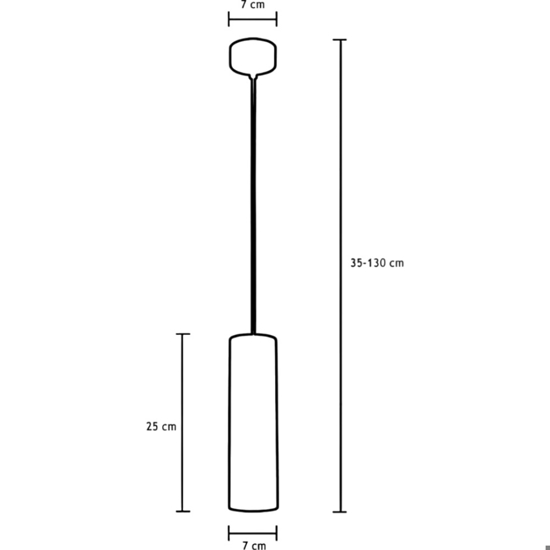 Lampada a sospensione cilindro di gesso bianco