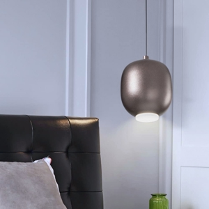 Lampada a sospensione marrone led 9w 3000k perenz bullet