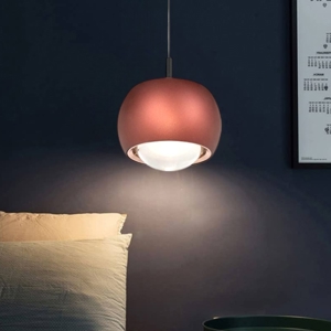 Lampada a sospensione led caffe sfera moderna per isola