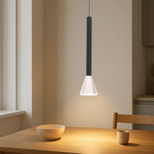 Lampada moderna grigio per isola penisola led 6w 3000k fp