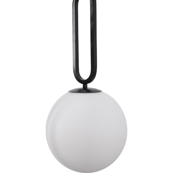 Lampada a sospensione per comodino moderna nero