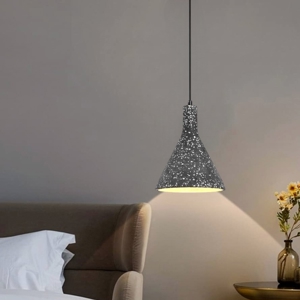 Lampada di cemento nero per penisola