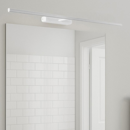 Linea light straight applique specchio da bagno 82cm led 2700k