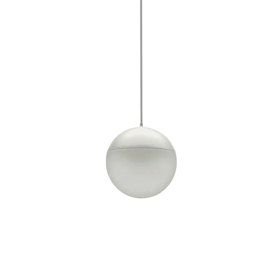 Lampada pendente a sospensione sfera bianca led 10w 3000k