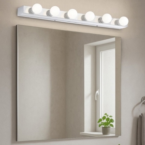 Ideal lux prive ap6 applique bagni cromato luce per specchio