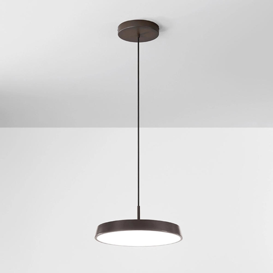 Lampadario da cucina moderna isyluce urban caffe' led 42w dimmerabile