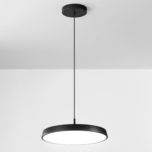 Lampadario urban isyluce nero per cucina led 39w dimmerabile