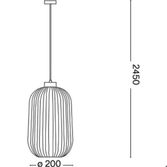 Ideal lux lampada a sospensione mint-3 sp1 vetro fume