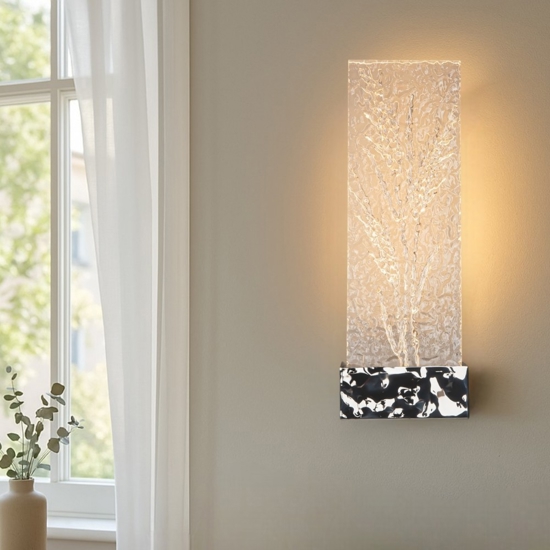 Applique da parete moderno led 3000k maytoni ornate cromo