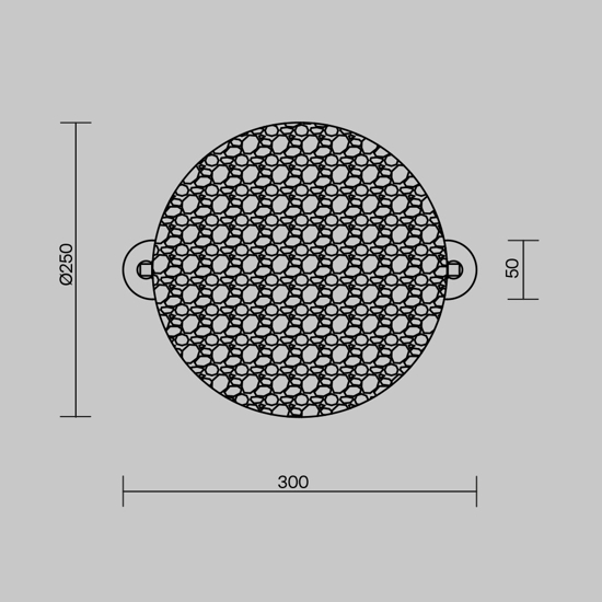 Maytoni mangata applique da parete led 7w 3000k tonda moderna