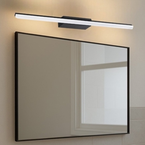 Ideal lux riflesso ap d62 applique da bagno nera led 16w 3000k