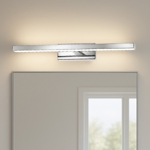 Applique specchio bagno cromo led 12w 3000k
