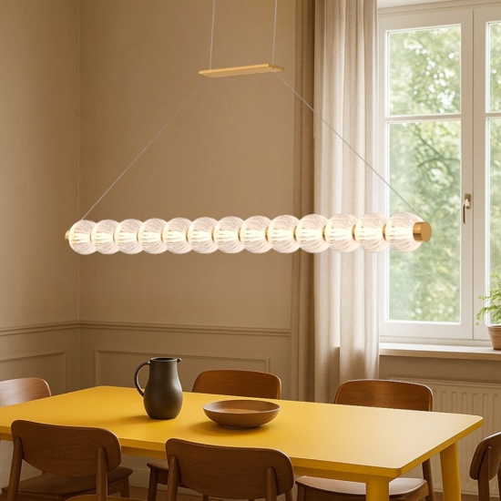 Maytoni amulet lampadario per soggiorno led 22w 3000k moderno